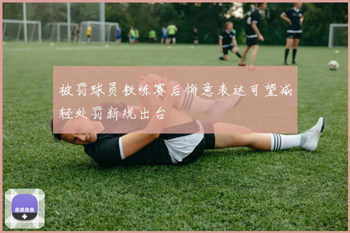 被罚球员教练赛后悔意表达可望减轻处罚新规出台